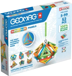 Μαγνητικό σετ κατασκευών Geomag Supercolor Recycled – 52 τεμάχια