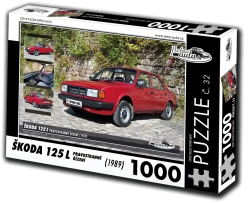 Παζλ Retro-auta Škoda 125 L δεξιοτίμονο (1989) – 1000 κομμάτια