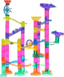 Σετ κατασκευής μπίλιας – πίστα 105 τεμαχίων με φωτεινές μπίλιες