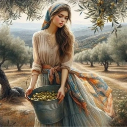 Διαμαντοζωγραφική «Κορίτσι με Μονόκερο» 30 × 40 cm