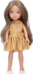 Κούκλα με κίτρινο φόρεμα