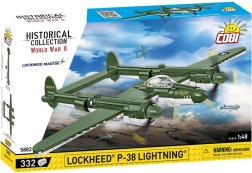 Κατασκευαστικό σετ αεροπλάνου LOCKHEED P-38 Lightning – 332 κομμάτια