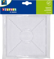 PLAYBOX συνδεόμενες βάσεις για σιδερώσιμες χάντρες – τετράγωνο, 2 τεμ.