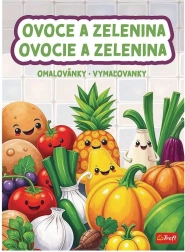 Βιβλίο ζωγραφικής φρούτα και λαχανικά 20 × 27,5 cm
