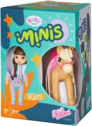 BABY born Minis κούκλα Kim με αλογάκι και καρότο