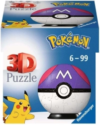 3D Παζλ Pokémon Master Ball από Ravensburger - 54 κομμάτια