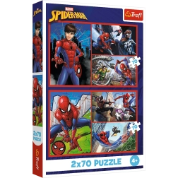 Παζλ 2x70 - Ιστορίες της Αράχνης Disney Marvel Spiderman