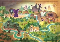 Puzzle Story Maps: Χιονάτη 1000 κομμάτια