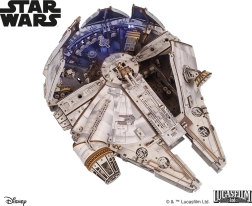 Ugears 3D ξύλινο μηχανικό παζλ Star Wars Millennium Falcon