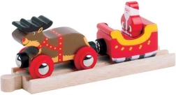 Το έλκηθρο του Άγιου Βασίλη με ράγες Bigjigs Rail