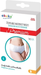 Εσώρουχα μιας χρήσης για μετά τον τοκετό Akuku Premium μέγεθος L, 5 τεμ.