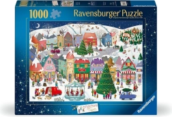 Παζλ Ravensburger «Χριστουγεννιάτικη πόλη» 1000 κομμάτια