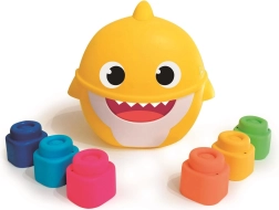 Μαλακά τουβλάκια Clemmy Baby Shark με κουβαδάκι