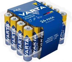 Αλκαλικές μπαταρίες AAA VARTA Longlife Power 24 τεμ., premium συσκευασία