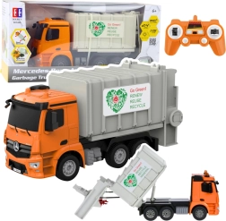 Mercedes-Benz Antos RC απορριμματοφόρο 1:26 πορτοκαλί
