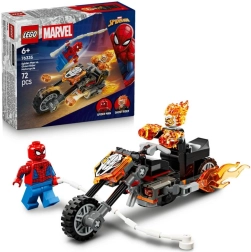 Spider‑Man εναντίον Ghost Rider στη μηχανή – σετ δράσης LEGO Marvel