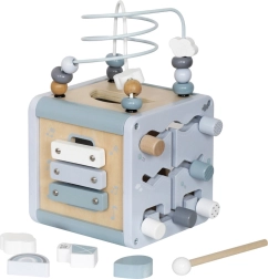 Ξύλινος κύβος πολλαπλών δραστηριοτήτων Montessori