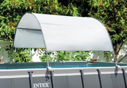 Σκίαστρο πισίνας με προστασία UV 50+ για υπέργειες πισίνες
