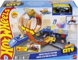 Hot Wheels City: Σούπερ αστυνομικός σταθμός με λούπα