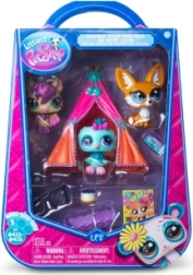 Littlest Pet Shop πάρτι με πιτζάμες με 3 φιγούρες