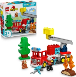 LEGO DUPLO Πυροσβεστικό όχημα με μάνικα και πυροσβέστη