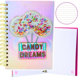 Σημειωματάριο με γραμμές Candy Dreams ολογραφικό A5