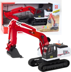 Εκσκαφέας με ερπύστριες από καουτσούκ με περιστρεφόμενη καμπίνα και κινητό κουτάλι