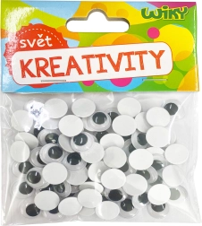 Κινητά μάτια 12 mm, 80 τεμ.