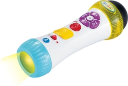 Μικρόφωνο με φωτεινά εφέ και μετατροπέα φωνής