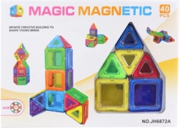 Μαγνητικό κατασκευαστικό σετ Magic Magnetic 40 τμχ