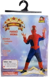 MaDe παιδική αποκριάτικη στολή Spider hero L (130–140 cm)