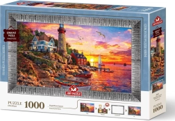 ART PUZZLE Παζλ με κορνίζα και κόλλα Υπέροχο ηλιοβασίλεμα 1000 κομμάτια