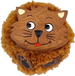 2Kids Toys ξύλινος μαγνήτης με πομ-πομ – γατούλα