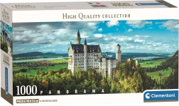 Πανοραμικό παζλ CLEMENTONI – κάστρο Neuschwanstein, 1000 κομμάτια