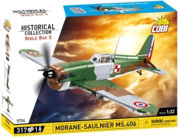 COBI morane-saulnier ms.406 – κατασκευαστικό σετ ιστορικού αεροσκάφους 1:32 (317 τεμάχια)