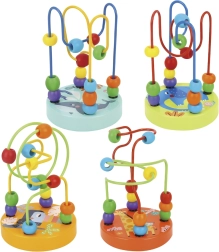 TOOKY TOY ξύλινος κινητικός λαβύρινθος με χάντρες