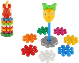 Πλαστική στοίβα πυραμίδας με δαχτυλίδια 26 εκ. – 3 παραλλαγές