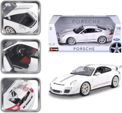 Μεταλλικό μοντέλο Porsche 911 GT3 RS 4.0 1:18 – Bburago, λευκό