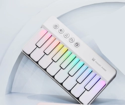 Μίνι μουσικό πιανάκι λευκό για παιδιά