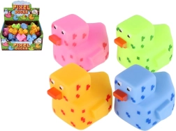 Λαστιχένια παπάκι για μπάνιο σε pixel στυλ 5 × 7 cm