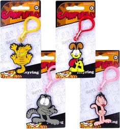 Garfield 2D PVC μπρελόκ – 4 σχέδια