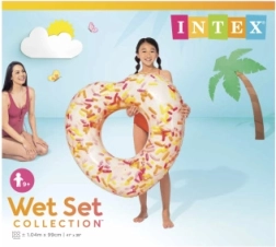 Φουσκωτό σωσίβιο σε σχήμα καρδιάς donut 104 cm