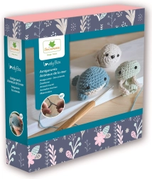 Lovely Box πλεκτά θαλάσσια ζωάκια amigurumi με βελονάκι