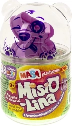 Misiolina πλωτή πλαστελίνη ροζ 60 g με καλουπάκι