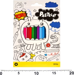 Μολύβια Χρωματιστά Εξαγωνικά 18 τεμ.