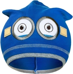 Παιδικό φθινοπωρινό σκουφάκι New Baby με μοτίβο Minions, σκούρο μπλε, μέγεθος 110 (4–5 ετών)