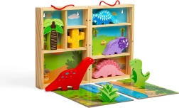 Κουτί παιχνιδιού με δεινόσαυρους από Bigjigs Toys