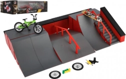 Skatepark – σετ fingerboard και finger BMX με ράμπες και αξεσουάρ