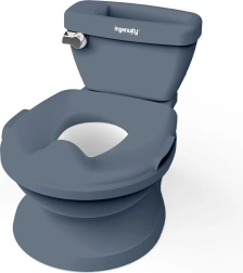 Παιδική τουαλέτα Ingenuity με ήχο My Size PRO 2 σε 1 γκρι
