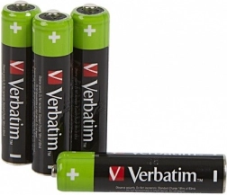 Επαναφορτιζόμενες μπαταρίες AAA 950 mAh Verbatim, 4 τεμ.